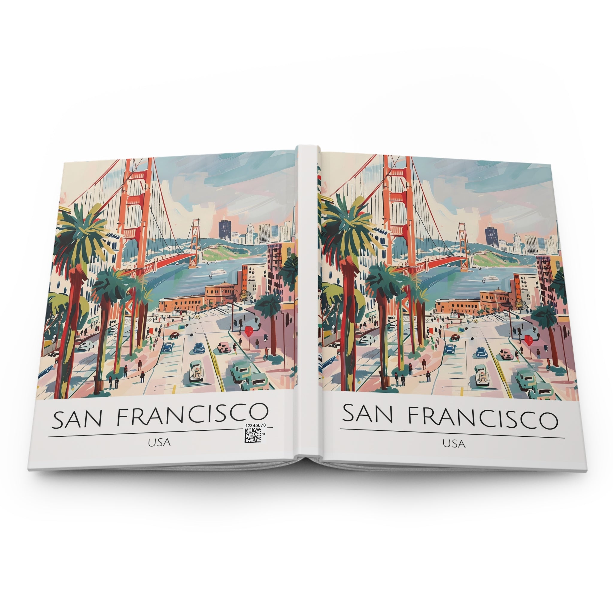 San francisco Lined Journal