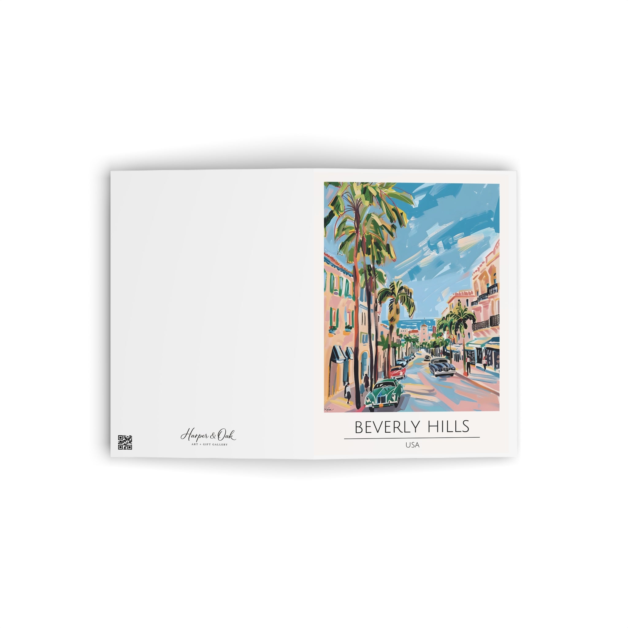 Beverly Hills Greeting Card
